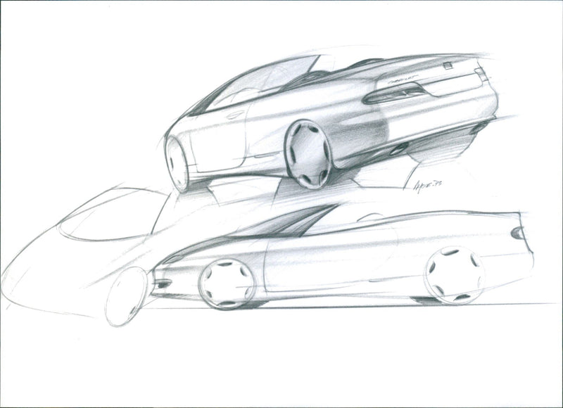 Seat Studie Concept T Cabriolet - Vintage Photograph