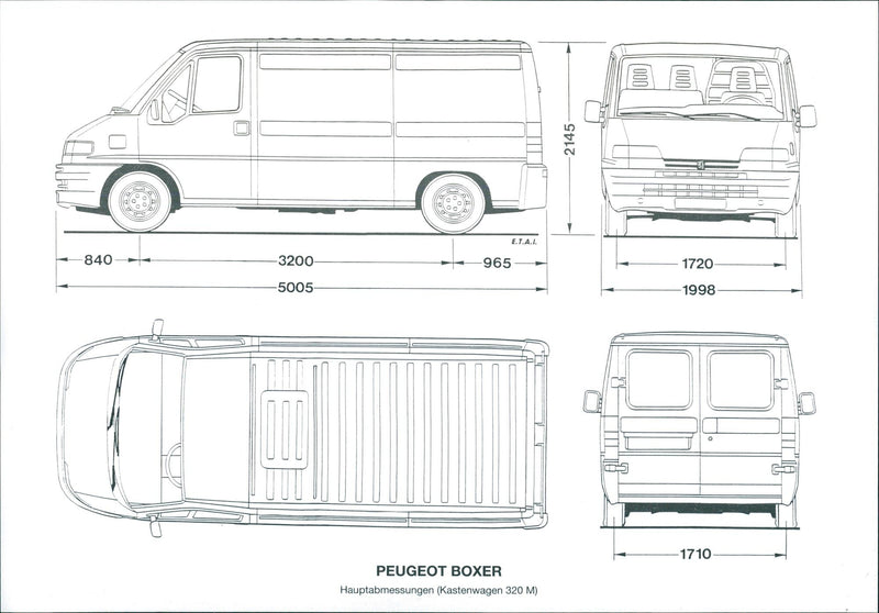 Peugeot Boxer - Vintage Photograph