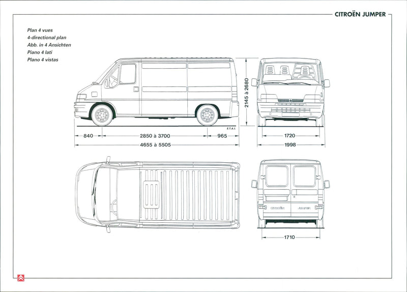 1994 Citroën Jumper - Vintage Photograph