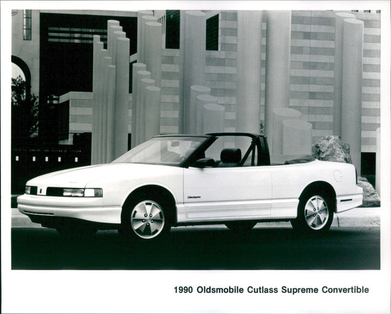 1990 Oldsmobile Cutlass Supreme Convertible - Vintage Photograph