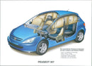 2001 Peugeot 307 - Vintage Photograph