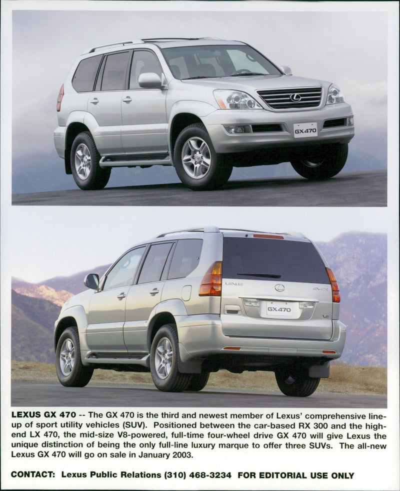 2002 Lexus GX 470 - Vintage Photograph