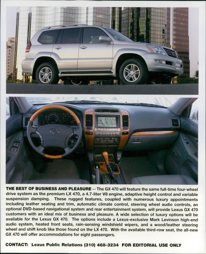 2002 Lexus GX 470 - Vintage Photograph