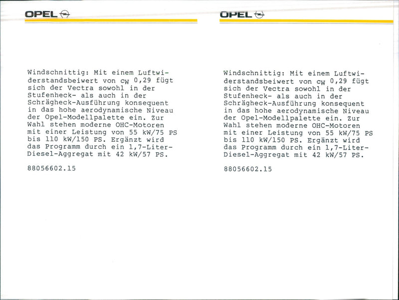 Opel Vectra - Vintage Photograph