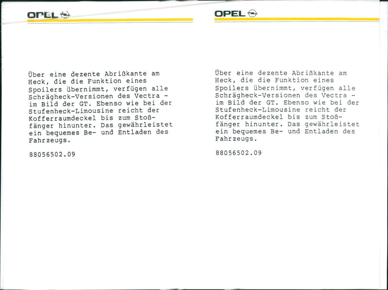 Opel Vectra - Vintage Photograph