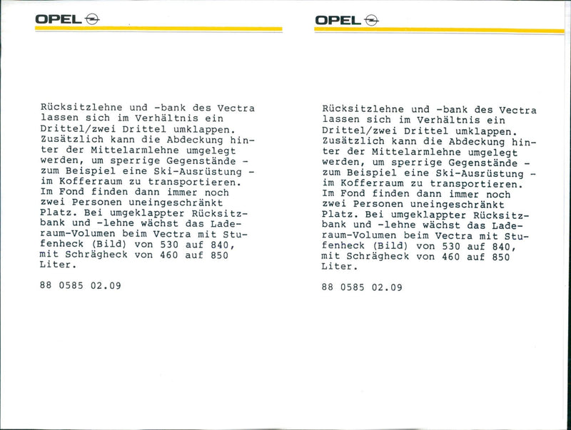 Opel Vectra - Vintage Photograph