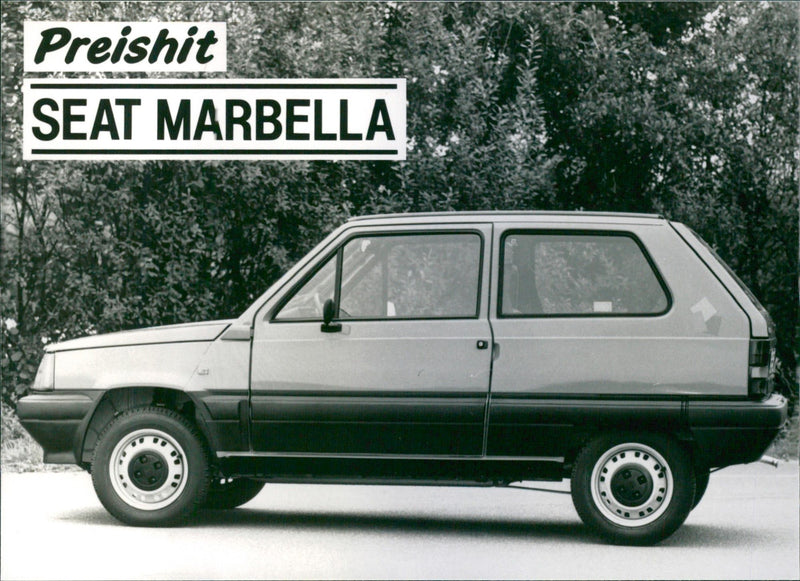 1990 Seat Marbella - Vintage Photograph