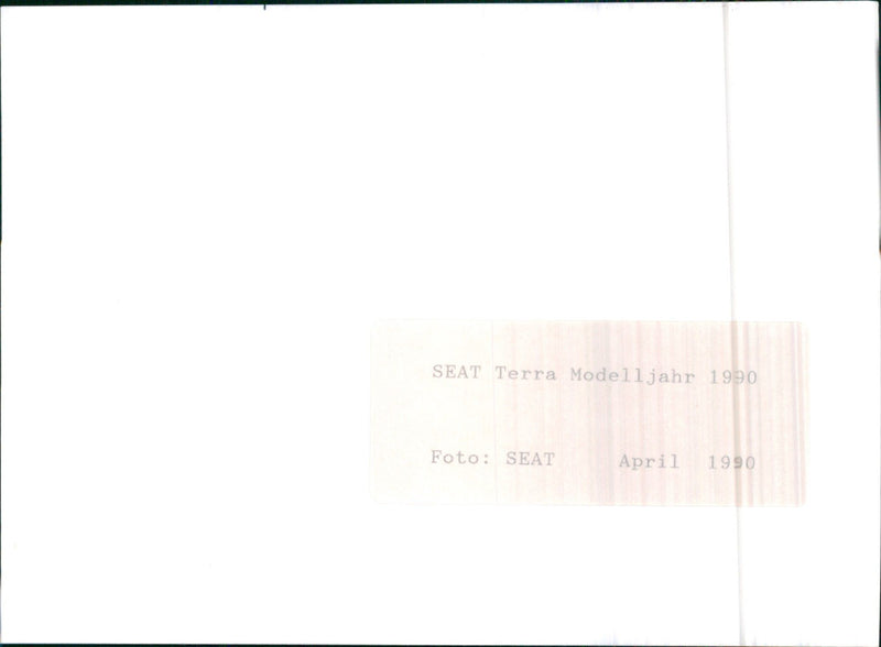 1990 Seat Terra - Vintage Photograph