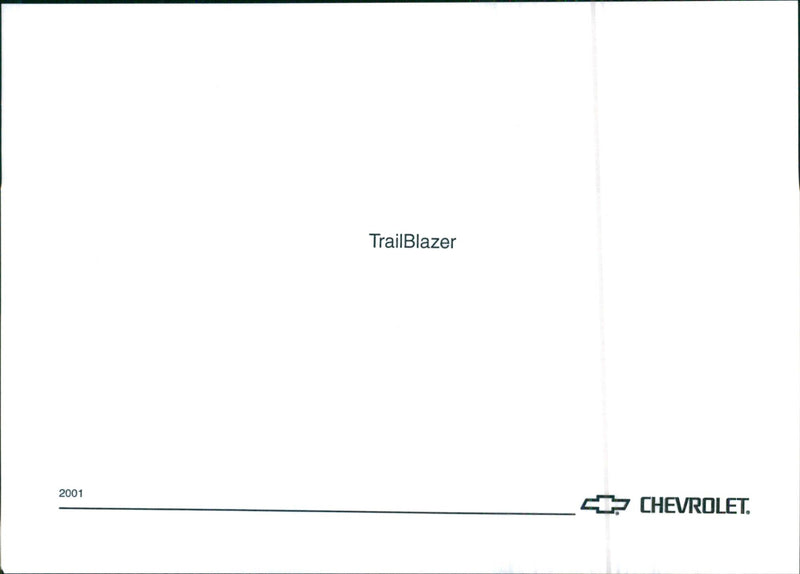 2001 Chevrolet TrailBlazer - Vintage Photograph