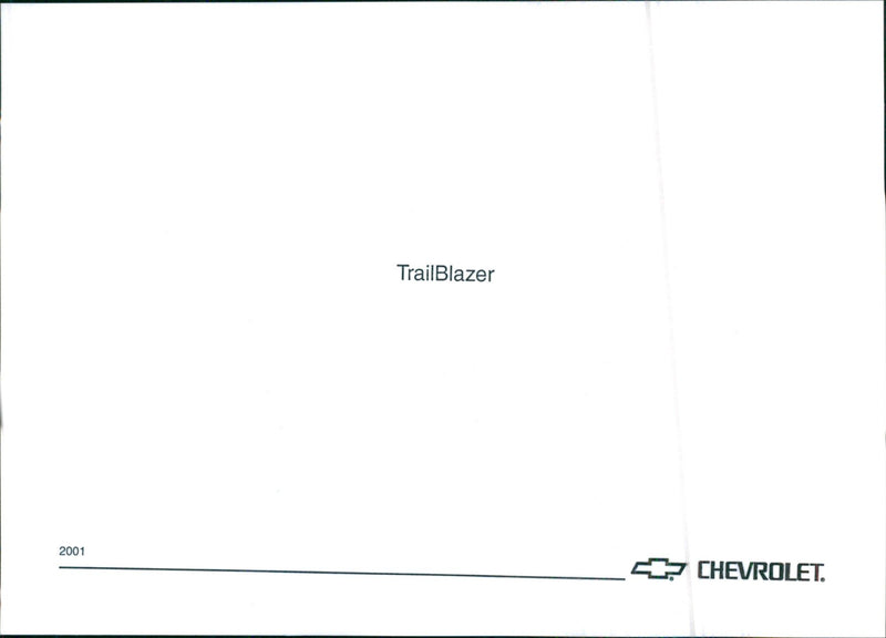 2001 Chevrolet TrailBlazer - Vintage Photograph