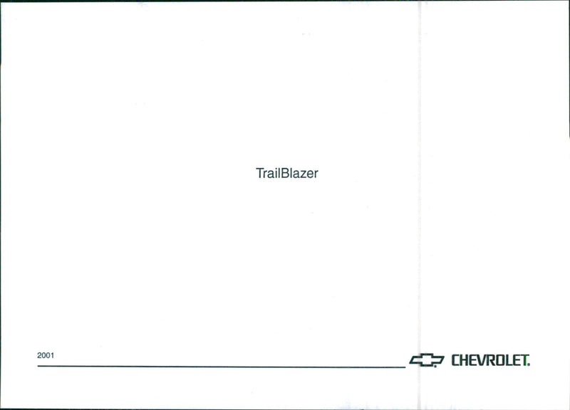 2001 Chevrolet TrailBlazer - Vintage Photograph