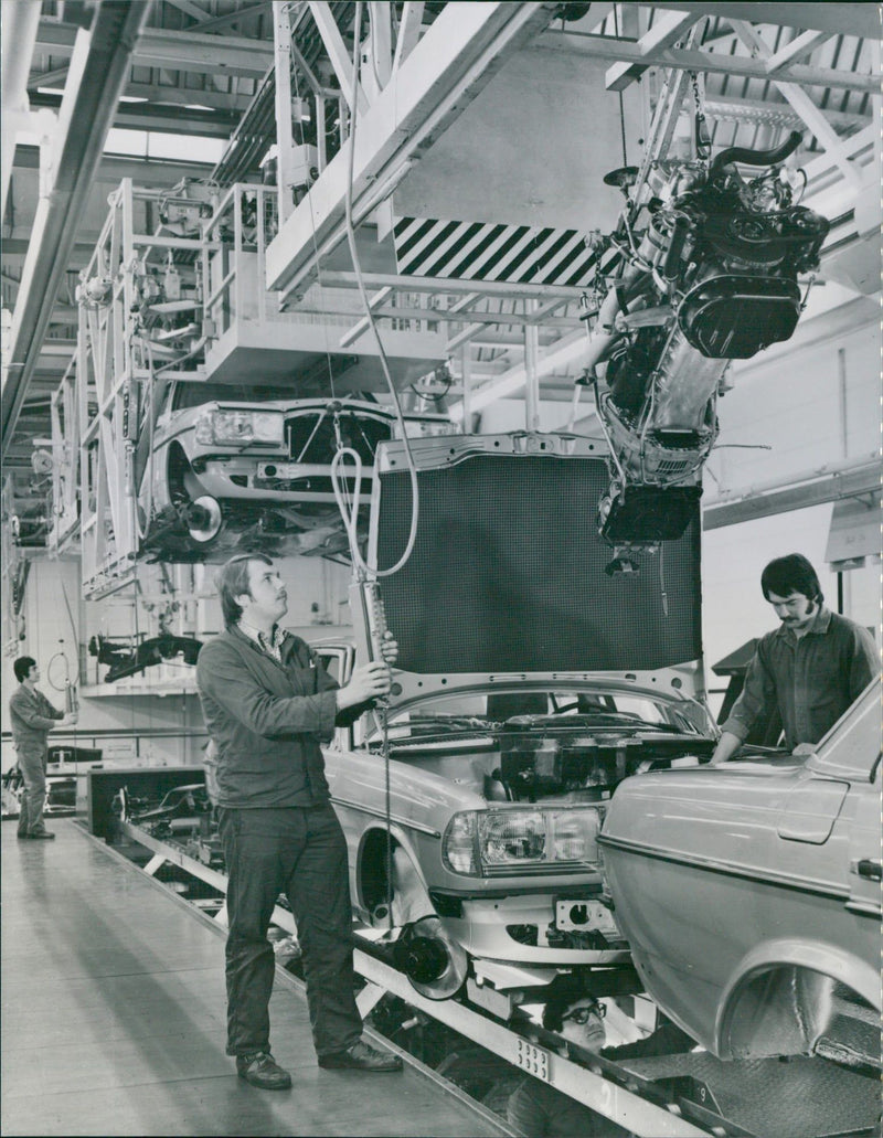 Daimler-Benz AG in the Sindelfingen plant - Vintage Photograph