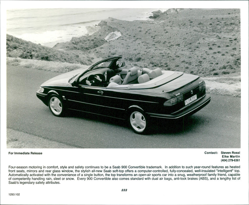 Saab 900 convertible - Vintage Photograph