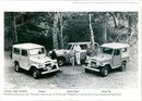 Toyota Land Cruiser, Hardtop, Station Wagon and Canvas Top - Vintage Photograph