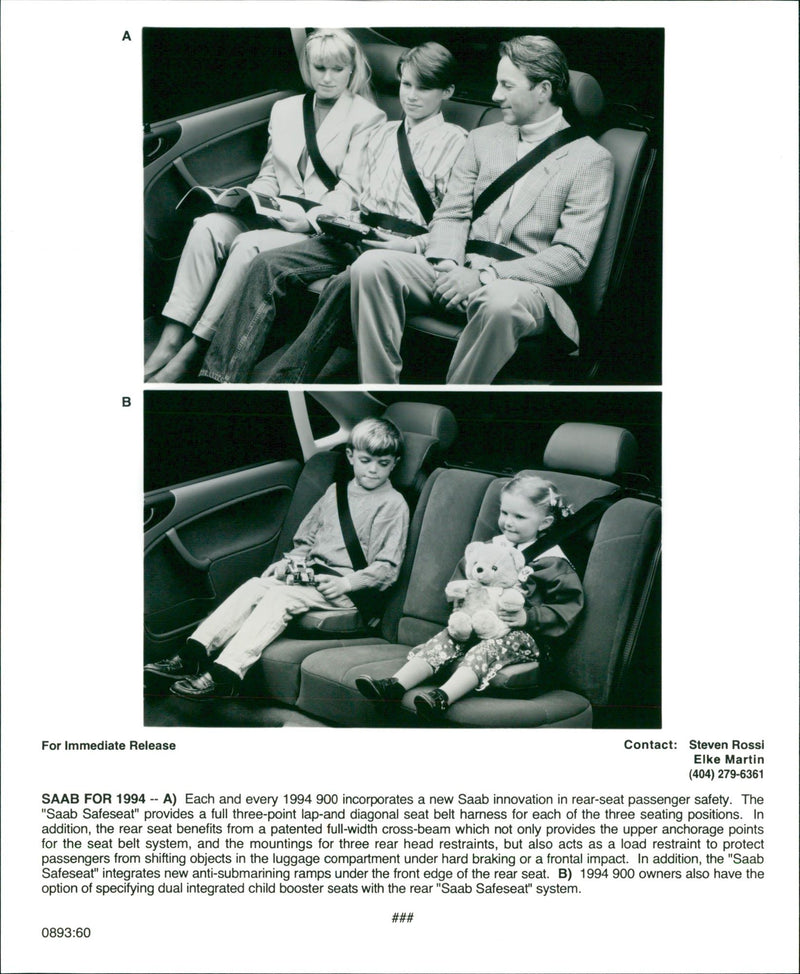 1994 Saab 900 - Vintage Photograph