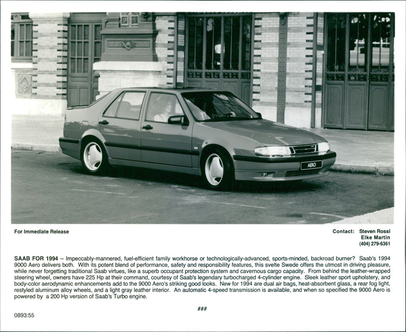 1994 Saab 900 - Vintage Photograph