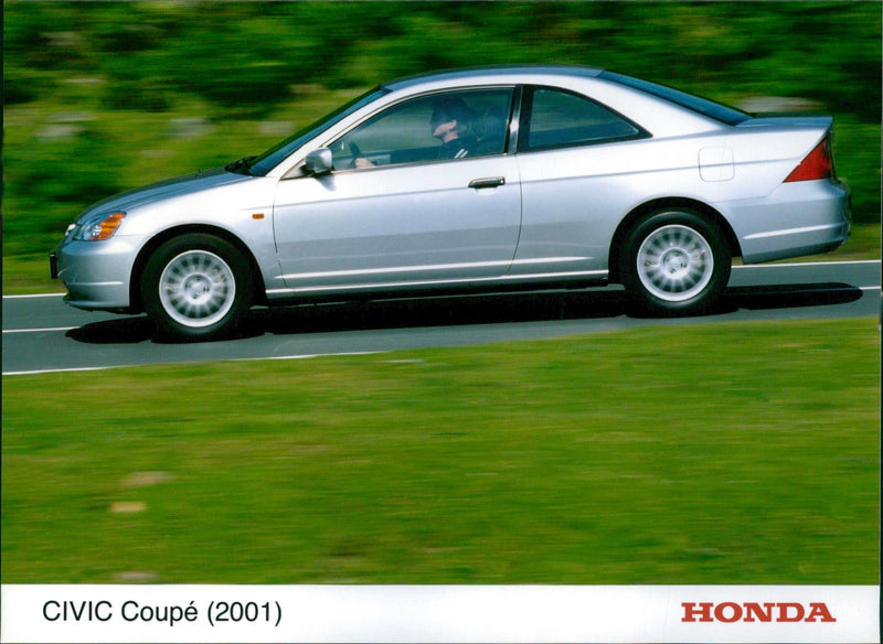 2001 Honda Civic Coupe - Vintage Photograph