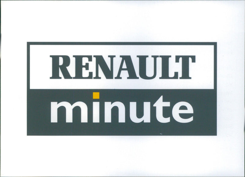 Renault Minute - Vintage Photograph