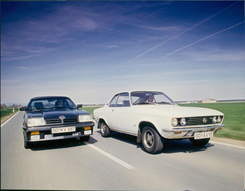 1982 Opel Manta - Vintage Photograph