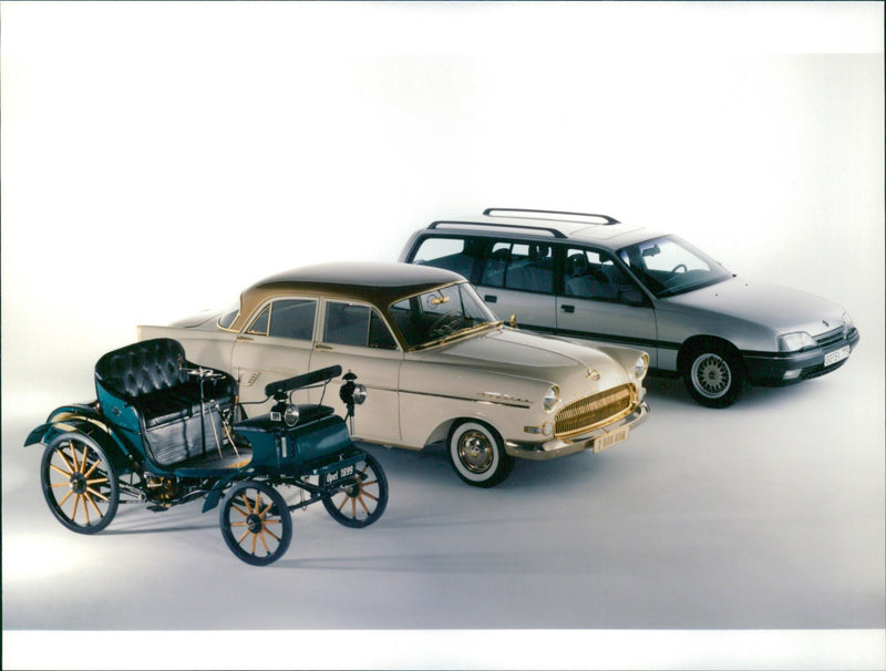 Opel cars - Vintage Photograph