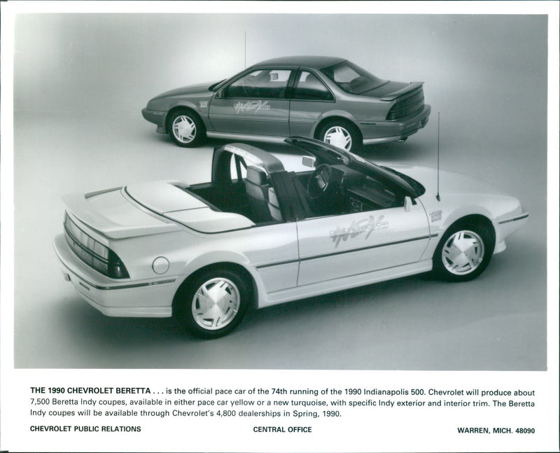 1990 Chevrolet Beretta - Vintage Photograph