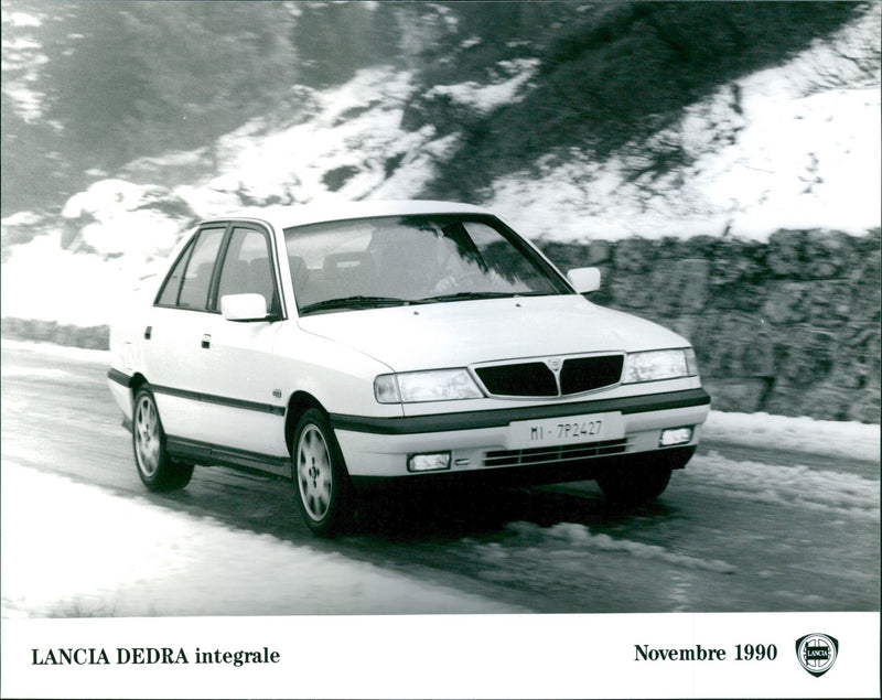 1990 Lancia Dedra Integrale - Vintage Photograph