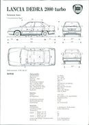 1990 Lancia Dedra 2000 Turbo - Vintage Photograph