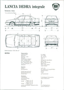 1990 Lancia Dedra Integrale - Vintage Photograph