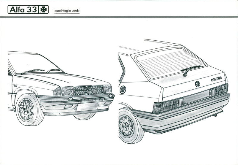 1984 Alfa Romeo 33 - Vintage Photograph