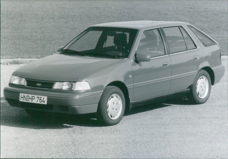 1993 Hyundai Pony - Vintage Photograph