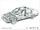 Alfa Romeo 164 - Vintage Photograph
