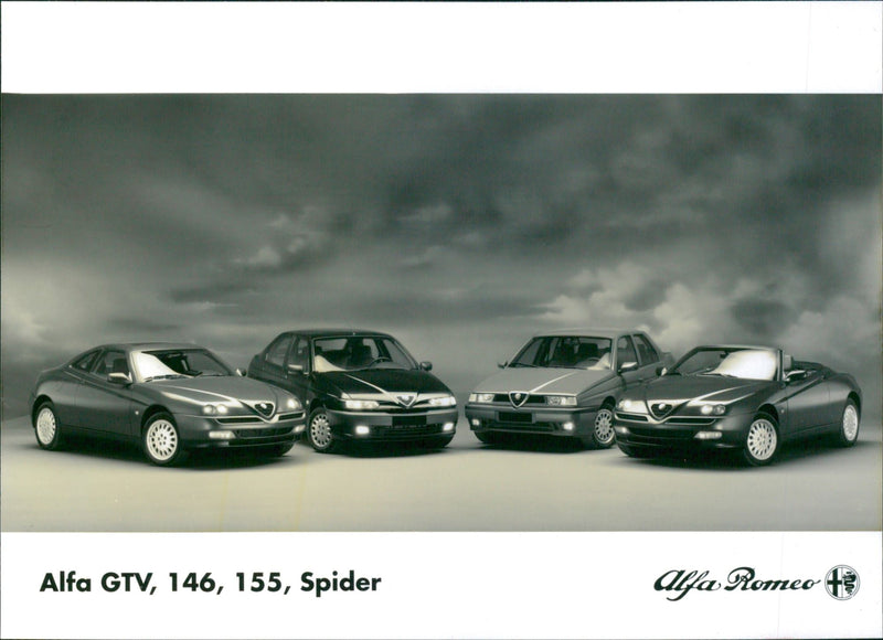 1996 Alfa Romeo GTV, 146, 155 and Spider - Vintage Photograph