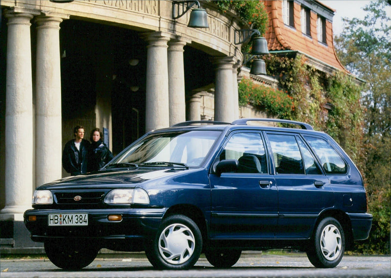 1998 Kia Pride station wagon - Vintage Photograph