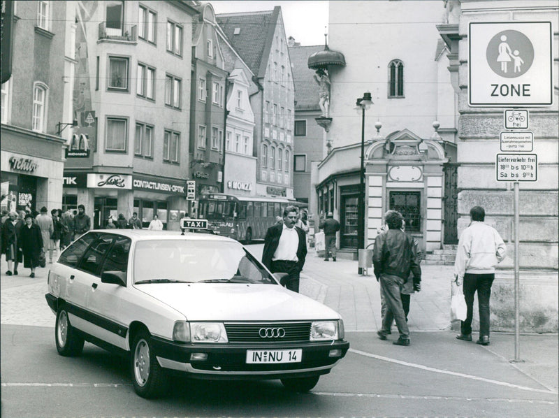 1990 Audi Duo - Vintage Photograph