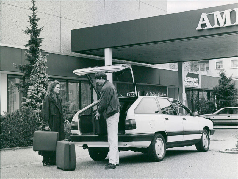1990 Audi Duo - Vintage Photograph