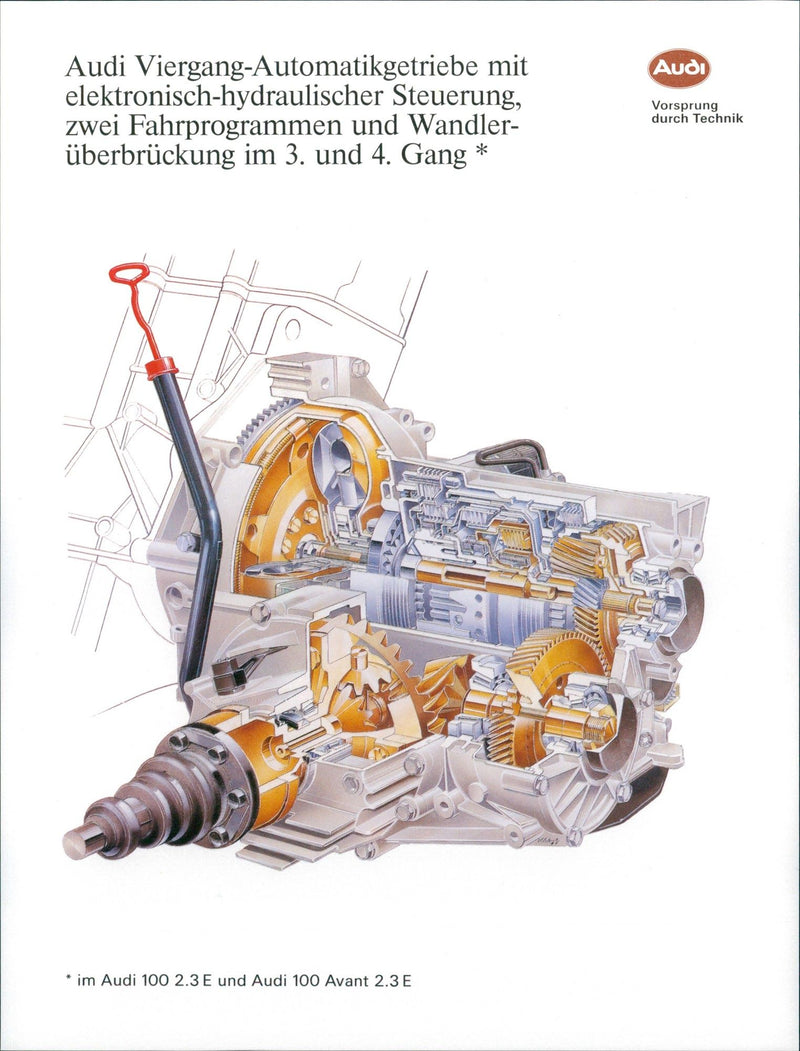 Audi 100 2.3 E and Audi 100 Avant 2.3 E - Vintage Photograph