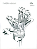 Audi five-valve Technology - Vintage Photograph