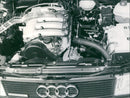 1989 Audi 80 16V and 1989 Audi 80 Quattro 16V Engine - Vintage Photograph