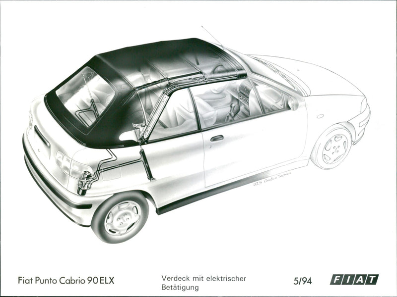 Fiat Punto Cabrio 90 ELX - Vintage Photograph