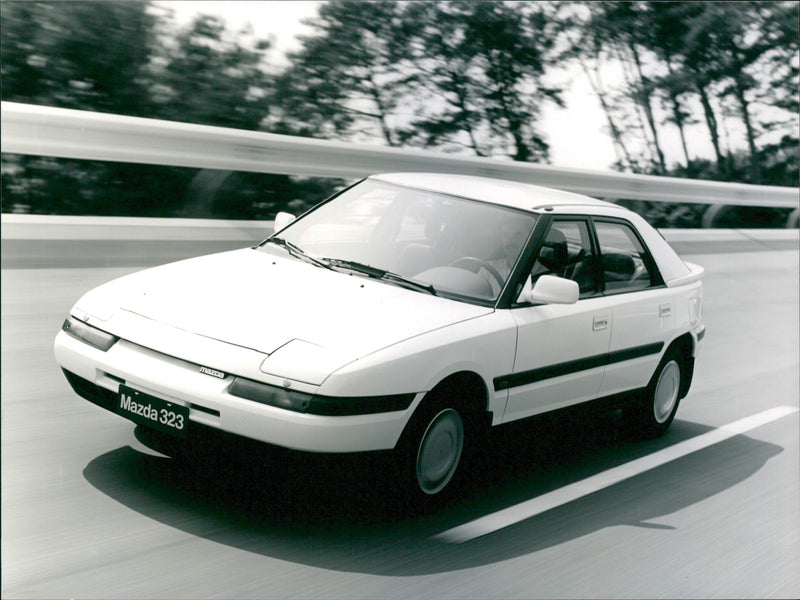 1989 Mazda 323 F - Vintage Photograph