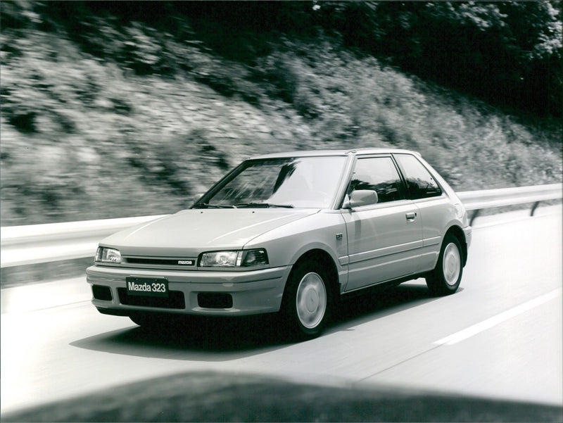 1989 Mazda 323 - Vintage Photograph