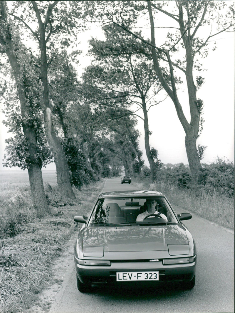 1989 Mazda 323 Hatchback - Vintage Photograph