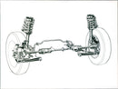 1989 Mazda 323 Front Axle - Vintage Photograph