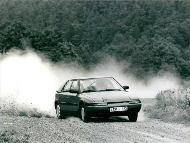 1989 Mazda 323 Hatchback - Vintage Photograph