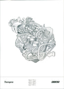 Fiat Tempra Engine - Vintage Photograph