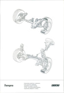 Fiat Tempra Front and Rear Suspension - Vintage Photograph