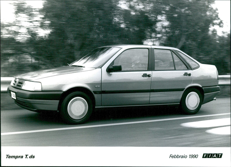 1990 Fiat Tempra T.ds - Vintage Photograph