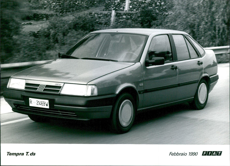 1990 Fiat Tempra T.ds - Vintage Photograph