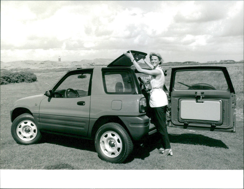 Toyota SUV - Vintage Photograph