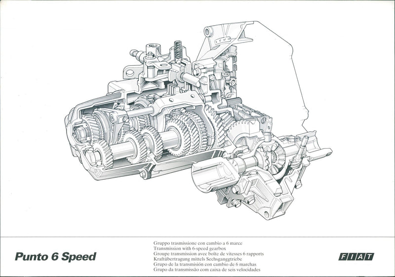 Fiat Punto 6 Speed - Vintage Photograph